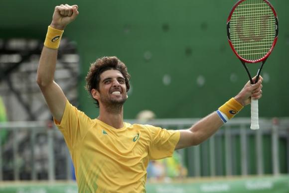 Thomaz Bellucci vence por 2 sets a 0 e chega às quartas de final - Reuters/Kevin Lamarque/Direitos Reservados