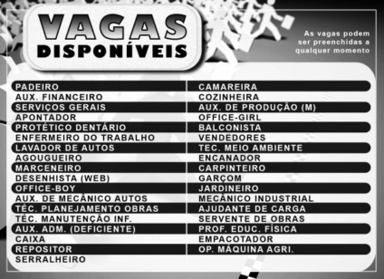 Ciat possui 84 vagas de trabalho disponíveis -