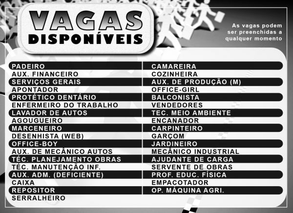 Ciat possui 84 vagas de trabalho disponíveis -