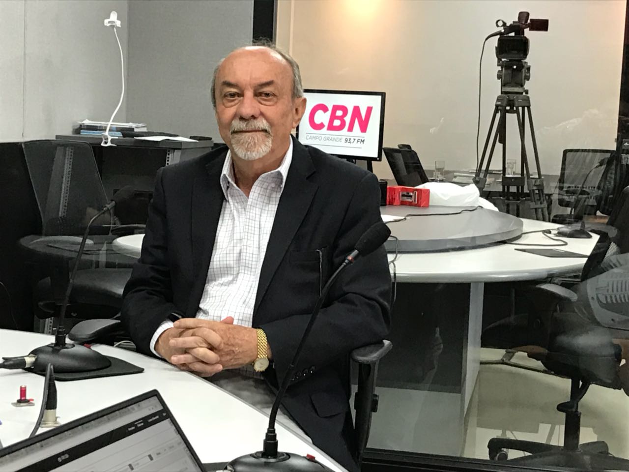 Gerente Executivo do Sinpetro-MS, Edson Lazarotto, em entreista à CBN nesta terça-feira (29) - Divulgação/CBN