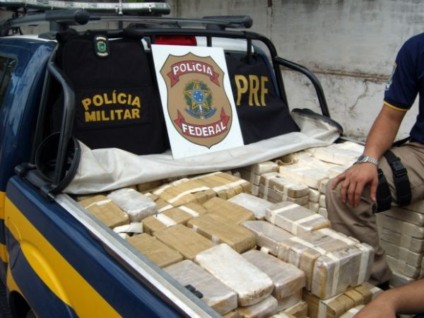 Carregamento de cocaína foi pesado na manhã desta sexta-feira (17) -