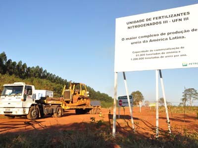 Fábrica será construída no novo Distrito Industrial, próximo das unidades da IP e Fibria -