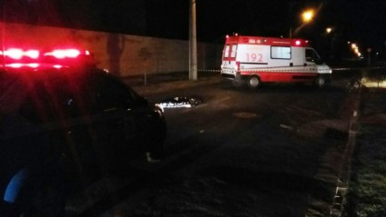 Polícia Militar e Samu foram ao local, mas comerciante morreu - Celso Daniel/TVC