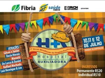 2° Arraiá Beneficente começa dia 10 - divulgação