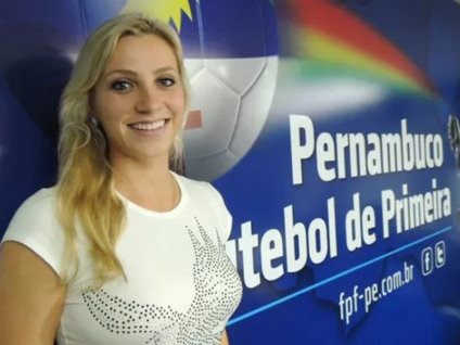 Após saída da Federação Catarinense, a auxiliar Fernanda Colombo é apresentada pela FPF  - Elton de Castro