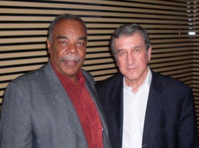 João Francisco Marçal (esq.) com o ex-técnico da seleção Carlos Alberto Parreira -