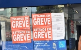 Bancos de todo o Brasil permancem em greve - ARQUIVO/JP