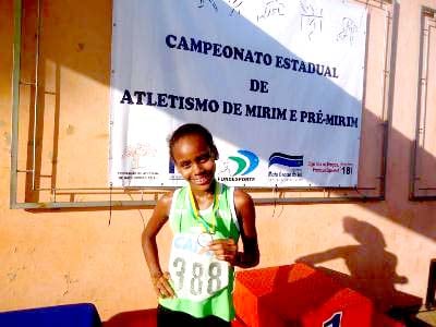 Natalia foi campeã no salto em altura -
