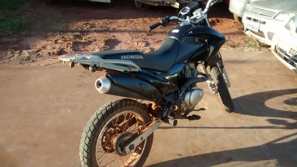  - Adolescente acusado estava com a motocicleta da marca Honda NXR 150 Bros 