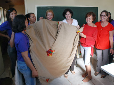 Visita comprovou a habilidade dos alunos -