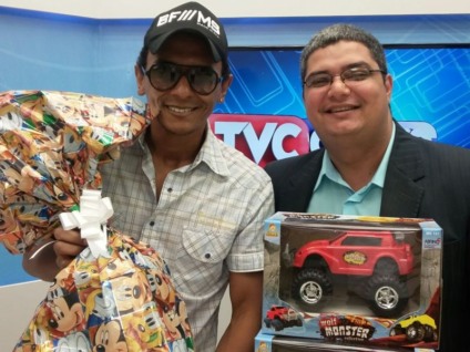 O cantor Tato, da dupla sertaneja Tato & Nando, topou o desafio - Valdecir Cremon/JP