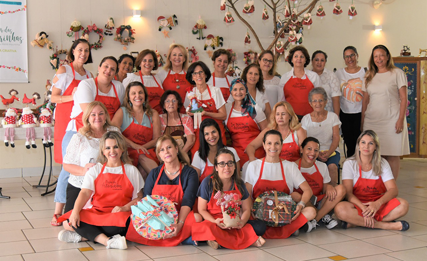 Primeira edição do Bazar das Arteirinhas reuniu dezenas de artesãs de Três Lagoas - Arquivo/JP