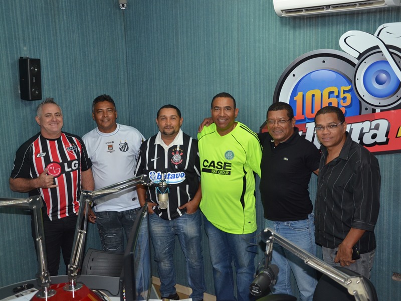 João Torres, Sebastião  Ricardo, Marcos Roberto, Reginaldo Cardoso, Nenê Veloso e Lins Mayer - Naur Cavalcante/JP