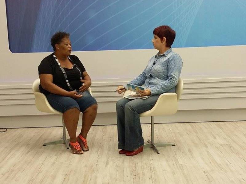 Presidente do Conselho dos Negros, Luzia Nunes Mariano, foi entrevistada no Bom Dia Três Lagoas - Viviane Pinheiro/TVC