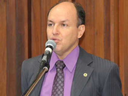 Deputado estadual Junior Mochi (PMDB), o mais cotado para assumir a presidência da Casa - Assembleia Legislativa/MS