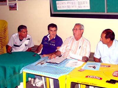 Corpo diretivo do ?Carcará?, em reunião no último dia 4 -