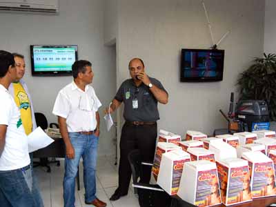 O sorteio foi realizado no Espaço Centro do Grupo RCN de Comunicação -