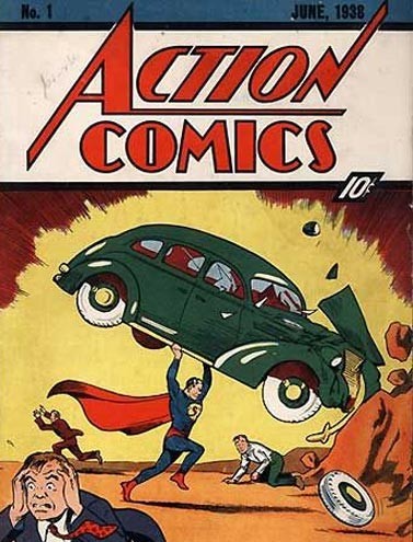 Capa da primeira edição do Super-Homem -