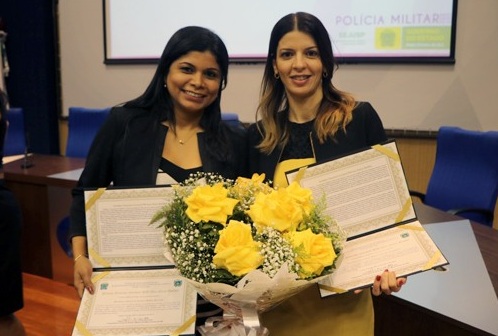 AS juízaS Nária Cassiana Silva Barros e Penélope Mota Calarge Regasso foram escolhidas para receberem a premiação - Divulgação/TJMS