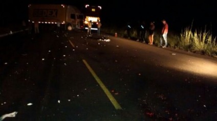 Vítima estava na garupa de uma motocicleta -