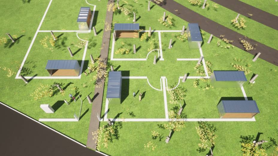Dez containers serão espalhados em 3 mil metros quadrados no Parque Sarah Kubitschek - Foto: Divulgação