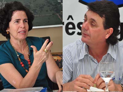 Márcia Moura (PMDB) e Ângelo Guerreiro (PSD) -