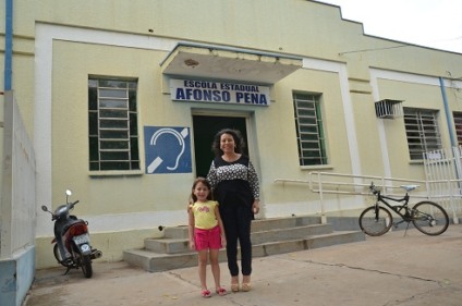 Roseli da Silva Pereira e a filha Thainara - Claudio Pereira/JP