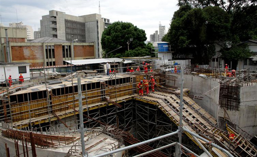 Índice Nacional de Custo da Construção foi de 0,72% em julho, contra 0,76% em junho - Divulgação/Metrô SP