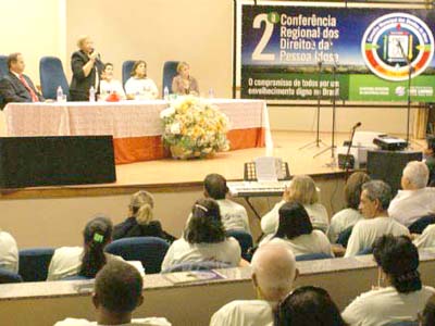 O evento foi promovido pelo Conselho Municipal dos Direitos da Pessoa Idosa (CMDI) e Administração Municipal -