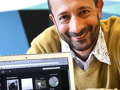 David Hyman, executivo-chefe e fundador do serviço musical MOG -