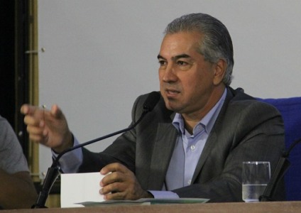 Governador Reinaldo Azambuja  participou do encontro com os prefeitos eleitos e reeleitos  - Chico Ribeiro