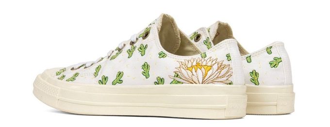 O novo Chuck Taylor All Star tem estampa de cactos O novo Chuck Taylor All Star tem estampa de cactos