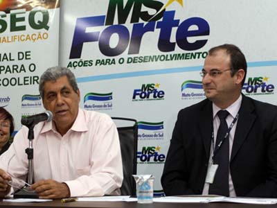 Solenidade contou com a presença do representante do MTE, Alessandro Luciani Bonzano Comper -