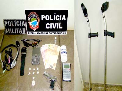 Muletas serviam de esconderijo para adolescente traficante -