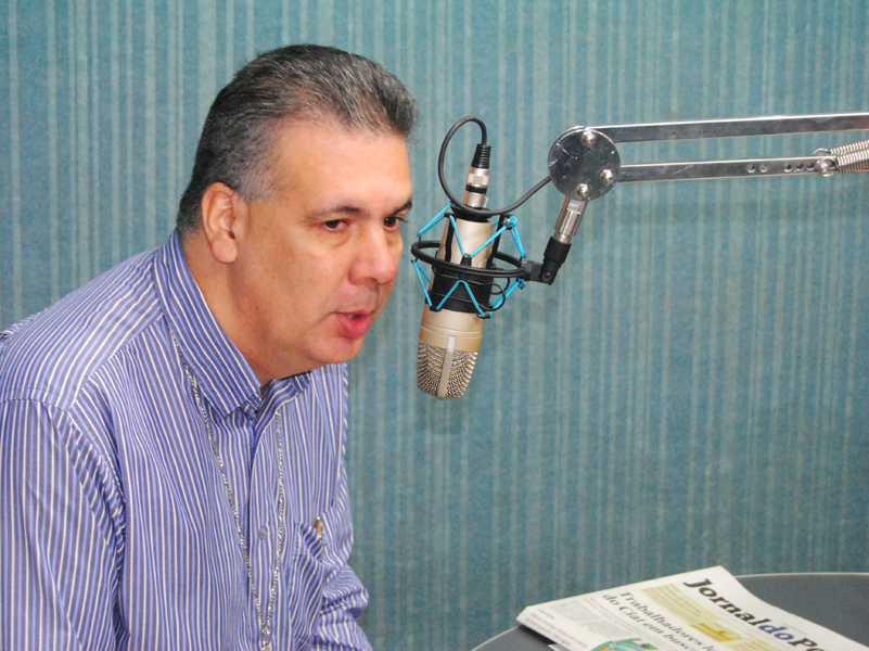 Dom Luiz Gonçalves Knupp, bispo da Diocese de Três Lagoas, esteve no programa RCN Notícias da Cultura FM – 106,5 - Elias Dias/JP