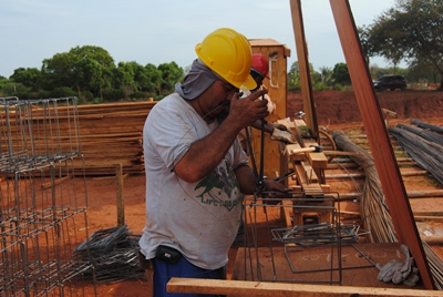 No ano, construção civil foi responsável por 41% do estoque de assalariados do município -