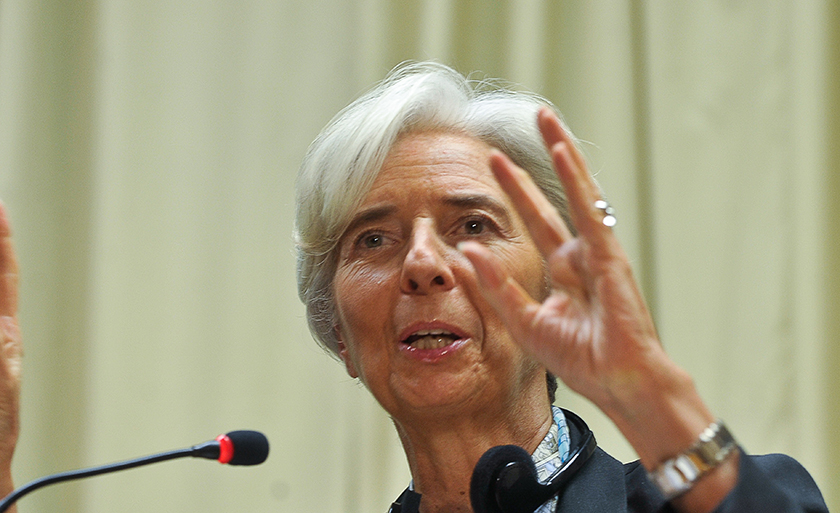 Projeção foi divulgada por diretora-gerente do FMI, Christine Lagarde - Arquivo/Agência Brasil