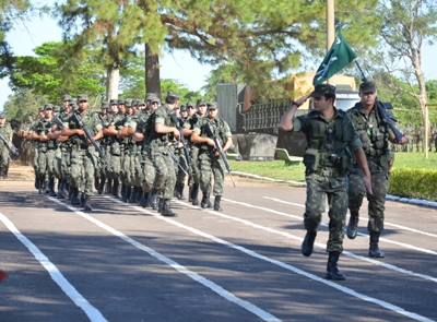 Tropa chegou a Três Lagoas nesta segunda-feira -