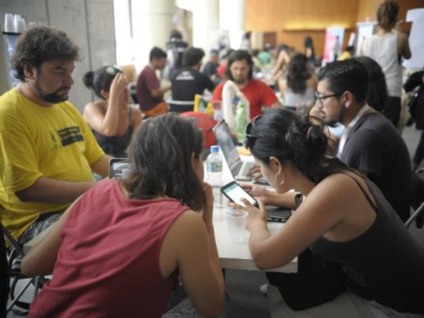 Pesquisadores ibero-americanos desenvolvem projetos de inovação cidadã em evento realizado no Palácio Gustavo Capanema  - Tomaz Silva/Agência Brasil