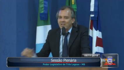 Vereador Beto Araújo usou a tribuna nesta terça-feira para criticar ocupações  - Divulgação