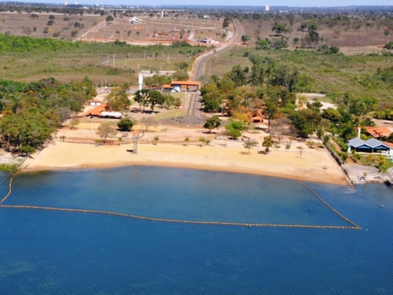 Vista aérea do balneário - Divulgação 