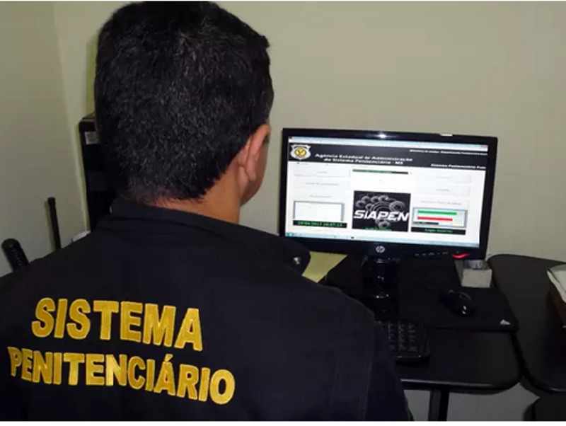 Software possibilita controlar e inserir o registro das atividades realizadas com o interno dentro e fora da unidade carcerária - Agepen/Keila Oliveira