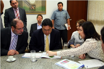 Encontro aconteceu na governadoria, ontem -