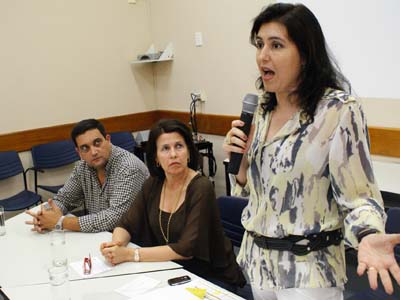 Simone Tebet apresentou novo gerente e explicou itens do contrato -