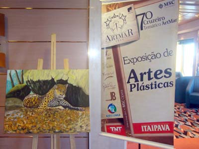 A onça pintada representou o Estado de MS -