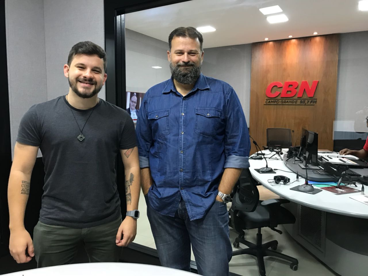 Paulo Cruz e João Fusquine também falaram sobre os cuidados nas estradas neste feriado - Foto: Vivian Krajewski/CBN