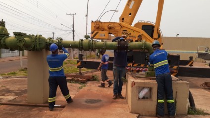 No último final de semana diversos bairros ficaram sem água - Reprodução/Águas Guariroba