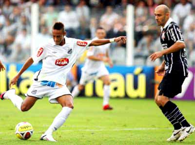 Neymar completou 100 jogos como profissional no jogo contra o Vasco - Neymar completou 100 jogos como profissional no jogo contra o Vasco -