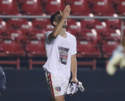 Com gol, Calleri homenageou amigo que morreu no final de semana passado - Rubens Chiri/SPFC