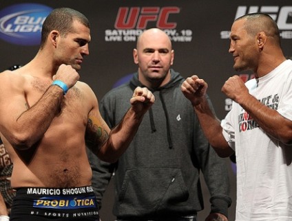 Mauricio Shogun e Dan Henderson mantêm distância na pesagem -